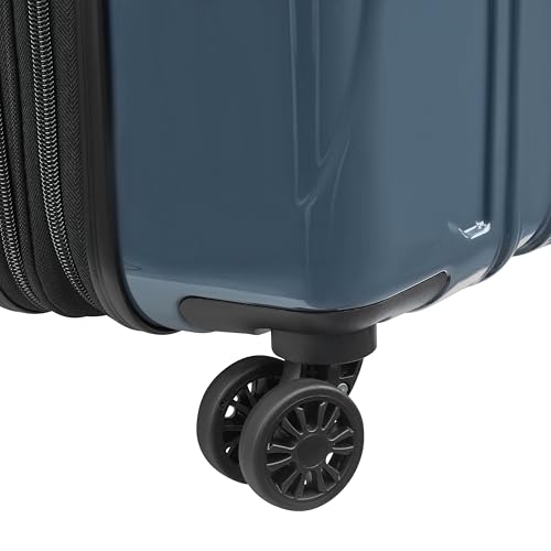 Helium Aero Hardside Expandable Luggage with Spinner Wheels (Orion Blue / Checked-Medium 24 Inch)