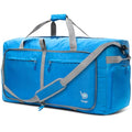 Travel Duffle Bag for Women & Men. Extra Large Foldable Duffel Bags (120L / Blue)