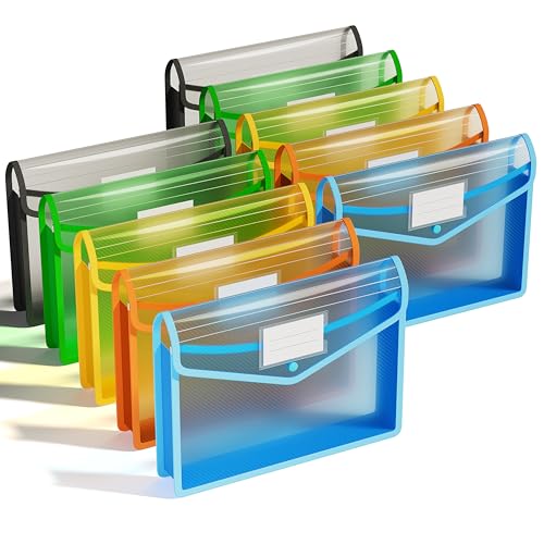 Plastic Expanding File Folder (10 Pack / Letter/A4)