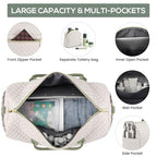 Travel Weekender Duffle Bags for Women (52-Beige Green / Large)