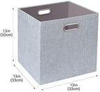 Posprica 3X Thicker Fabric Storage Cubes 13 inch Collapsible Storage Bins - Image 3