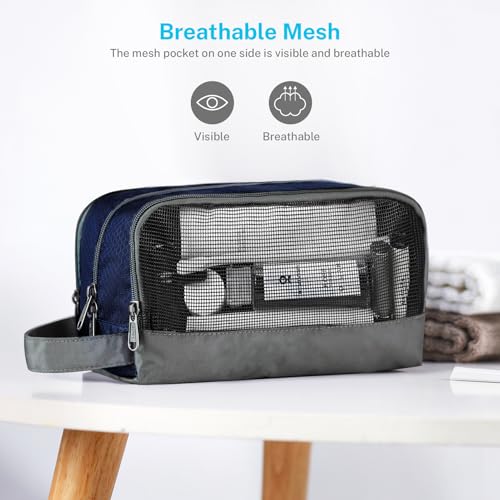 Travel Toiletry Bag for Men (Deep Blue)