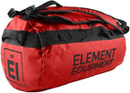 Element Equipment Trailhead Duffel Bag Shoulder Straps Waterproof Red Small by ElementEquipment