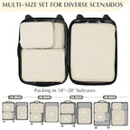 Compression Packing Cubes (4-Cream / 4 Set)