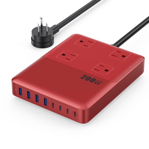 200W Charging Station (Red / 200W)