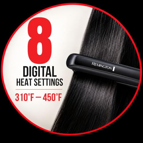1" Anti Static Hair Straightener (Black/Gold / 1 inch)