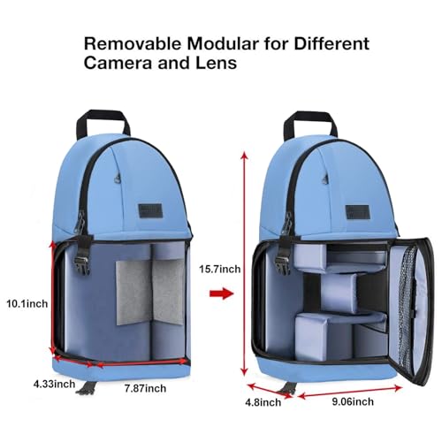 Camera Sling Bag (Cerulean Blue)