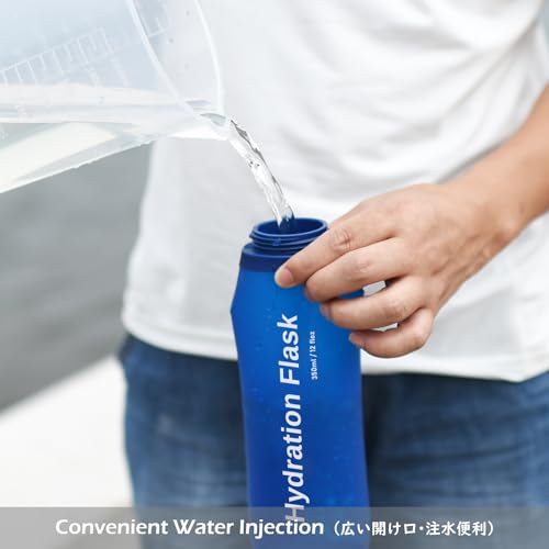 TPU Soft Folding Water Bottles BPA (350ml/11.83oz - Pack of 2)
