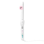 Mane 1 Inch Curling Iron Wand - Anti Frizz Ceramic Curling Wand for Loose, Beachy Waves or Ultra Defined Curls - Nano-Coated Hair Tools for Long-Lasting Hold & Shine - For All Hair Types & Textures