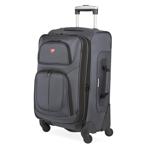Sion Carry On Spinner Luggage (Carry-On 21-Inch / Dark Grey)