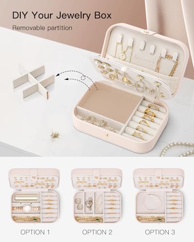 Travel Jewelry Case (Pink)