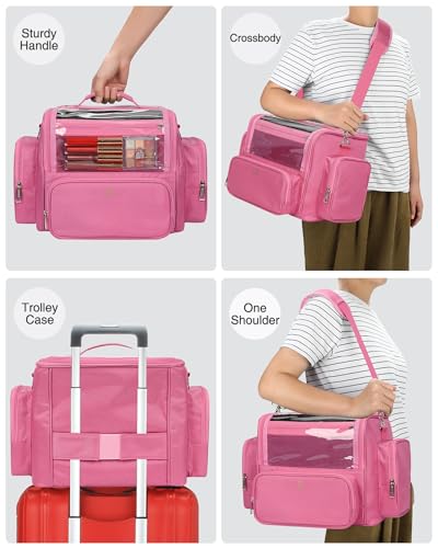 Makeup Brush Bag (Pink)