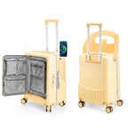 Ride On Luggage with Front Pocket (Yellow)