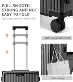 PC Hardside Carry On Luggage (A4-Grey (zipperless closure) / 22.5")