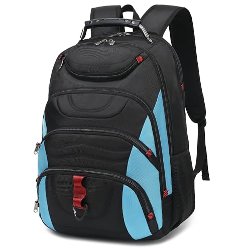 Laptop Backpack for men (17.3 / Black&sky Blue)