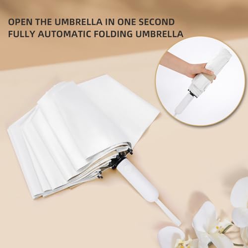 Folding Umbrella Anti (Moonlight White)