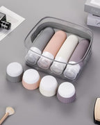 Travel Bottles for Toiletries 8 Pack (3 Ounces / RedRock)