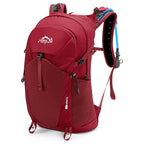 Hiking Hydration Backpack with 2L (Red-3L Water Bladder)