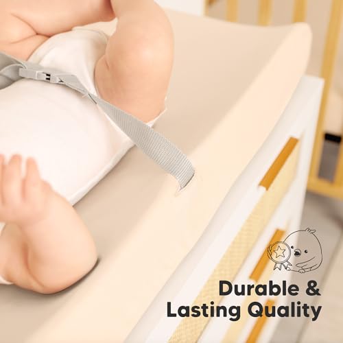 2 Pack Baby Changing Pad Cover for Girl (Cameo)