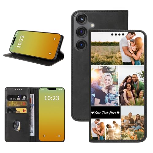 Custom Wallet Phone Case for Samsung Galaxy S25 (Galaxy S25 / Black-D)