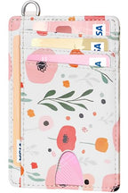 Slim Minimalist Wallet RFID Credit Card Holder for Men (small / Floral)