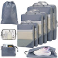 Compression Packing Cubes for Travel (10 Mesh/Gray / 10 Set)