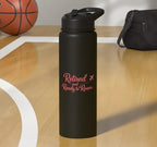 Retired and Ready to Roam Travel Retirement Design Stainless Steel Insulated Water Bottle
