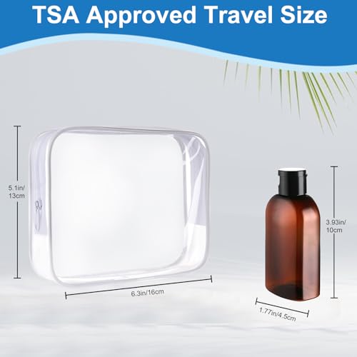 Travel Size Containers Travel Shampoo Bottles 4pcs 3.4oz TSA Approved Travel Containers for Toiletries Leak Proof Refillable Lotion Containers with Flip Cap Small Plastic Squeeze Bottles (3.4oz Colorful - 1 Brown)