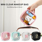 Mini Initial Makeup Bag (Mini-Pink / J)