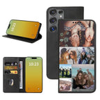 Custom Wallet Phone Case for Samsung Galaxy S25 Ultra (Galaxy S25 Ultra / Black-C)