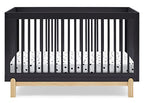 Poppy 6 Piece Baby Nursery Furniture SetIncludes (Full Nursery / Midnight Grey/Natural)