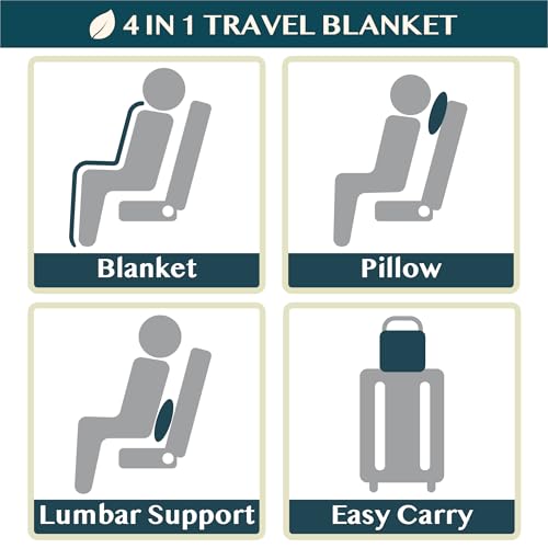 Travel Blanket Pillow (Wine / 60 x 43 inches)
