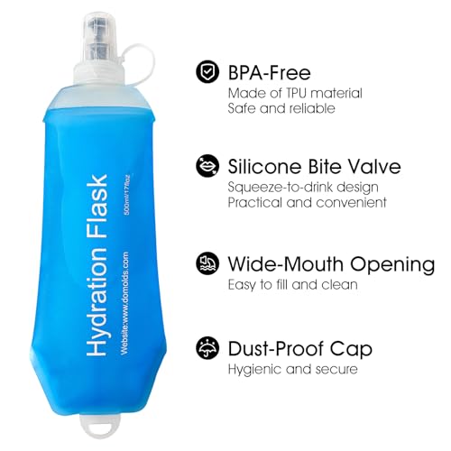 GYGYL Soft Flask (2Pcs 500ml Blue)