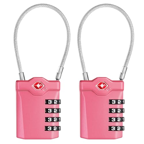 Travel Locks TSA Approved (2p Pink)