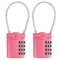 Travel Locks TSA Approved (2p Pink)