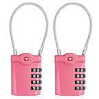 Travel Locks TSA Approved (2p Pink)