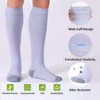 Viscose Made from Bamboo Compression Socks for Women&Men 20 (X-Large / 4 Pair-mix7)