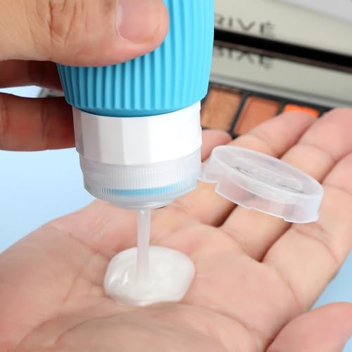 Travel Bottles for Toiletries (2 Ounces / Blue)