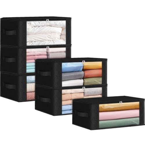 35L Closet Organizers (6 Pack-35l / Black)