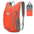 Small Daypack 10L Hiking Backpack Packable Lightweight Travel Day Pack for Women Men (10l / Orange)