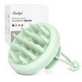 Silicone Scalp Massager Shampoo Brush (Mint Green)