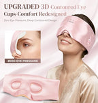 3D Silk Bluetooth Sleep Mask (Pink)