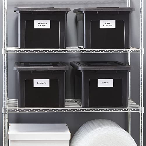 Hanging File Folder Box (Black)