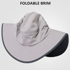 UPF 50+ Foldable Brim Water (Medium / Light Grey)