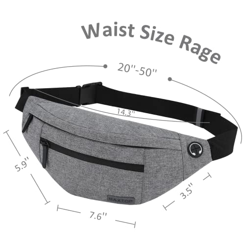 Grey Sling Bag for Women Men Gifts for Enjoy Travel Hands (Neutral Grey / Large)