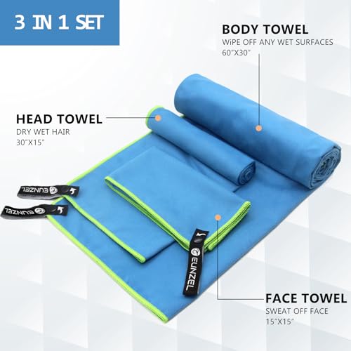Quick Dry Camping Towel (Blue)