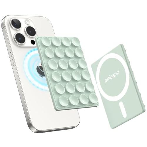 Cute Preppy Stuff Silicone Suction Cup Phone Mount (Matcha Green)