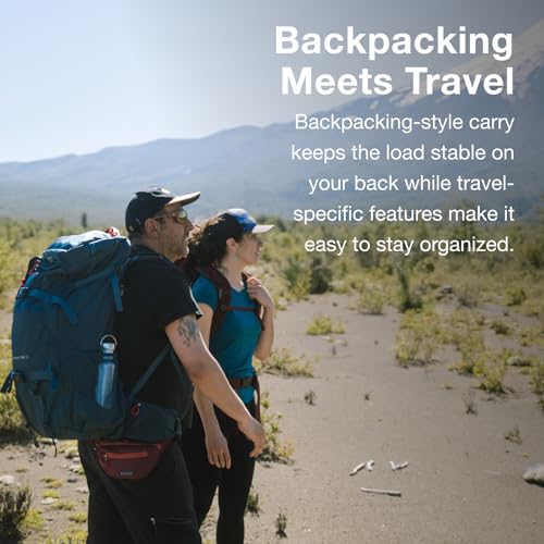 Fairview Trek 50L Women's Travel Backpack (50l / Night Jungle Blue)