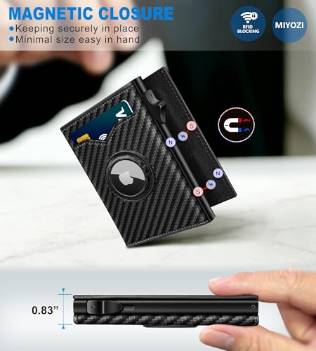Airtag Wallet for Men (Black208)