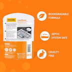Natural Foaming Garbage Disposal Cleaner 2Ct (2 Count (Pack of 1))